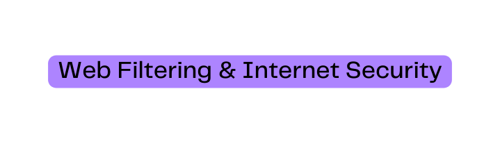 Web Filtering Internet Security